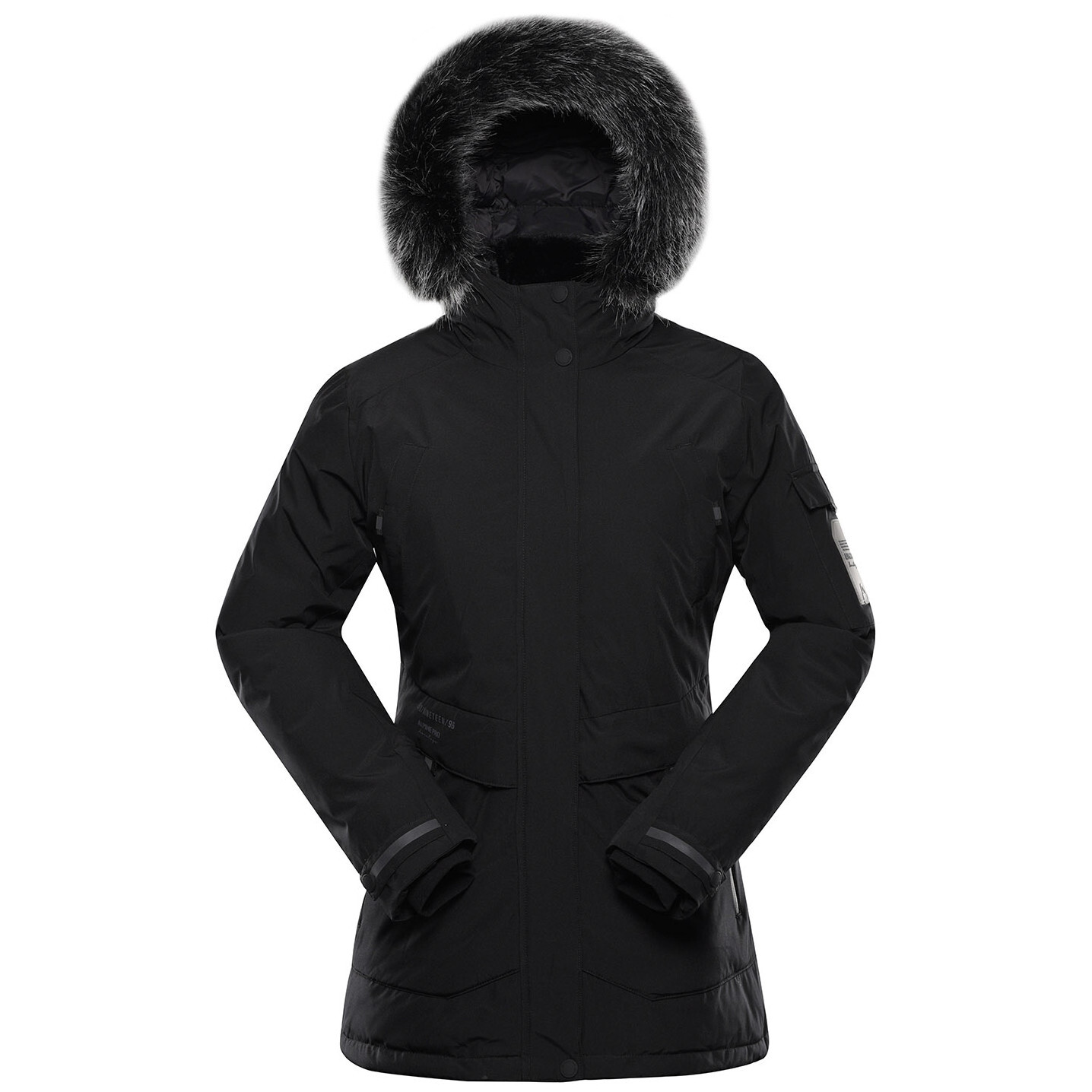 Dámská zimní bunda Alpine Pro Werda 2 Velikost: S / Barva: černá