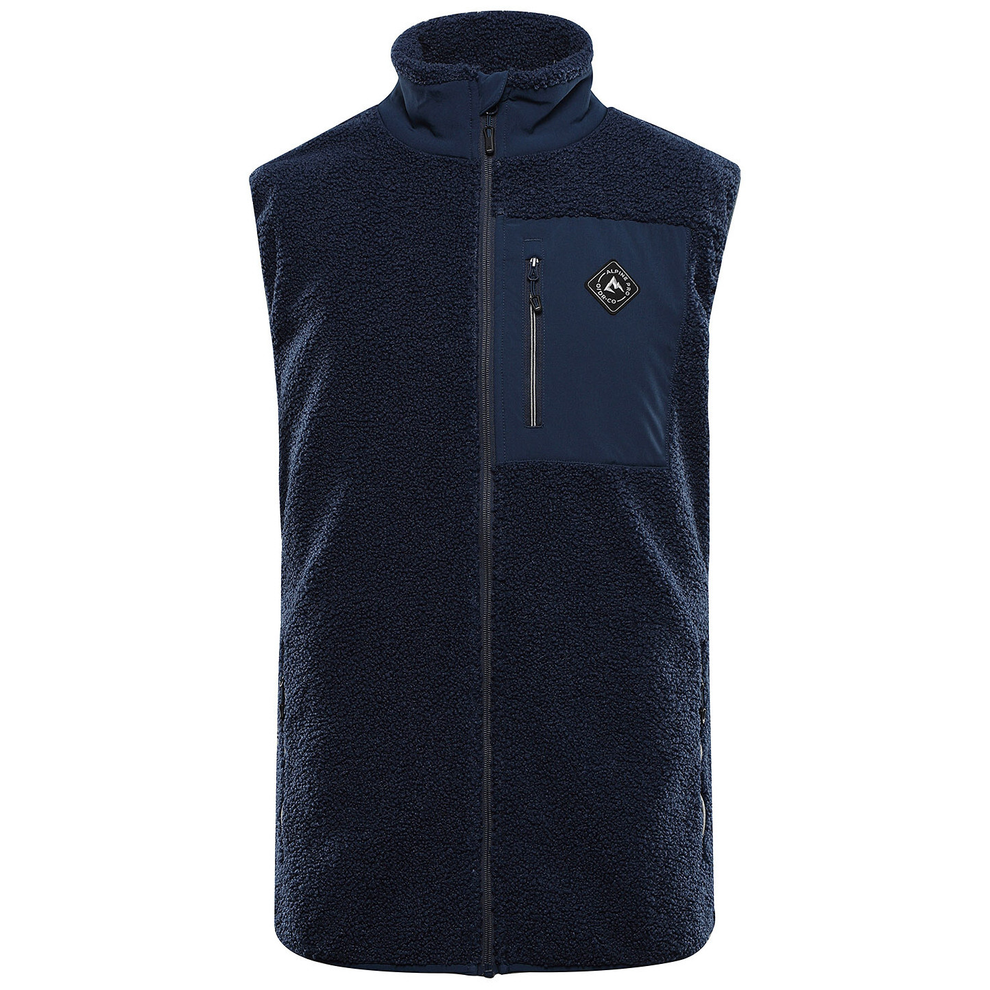 Pánská vesta Alpine Pro Ofes Velikost: M / Barva: tmavě modrá