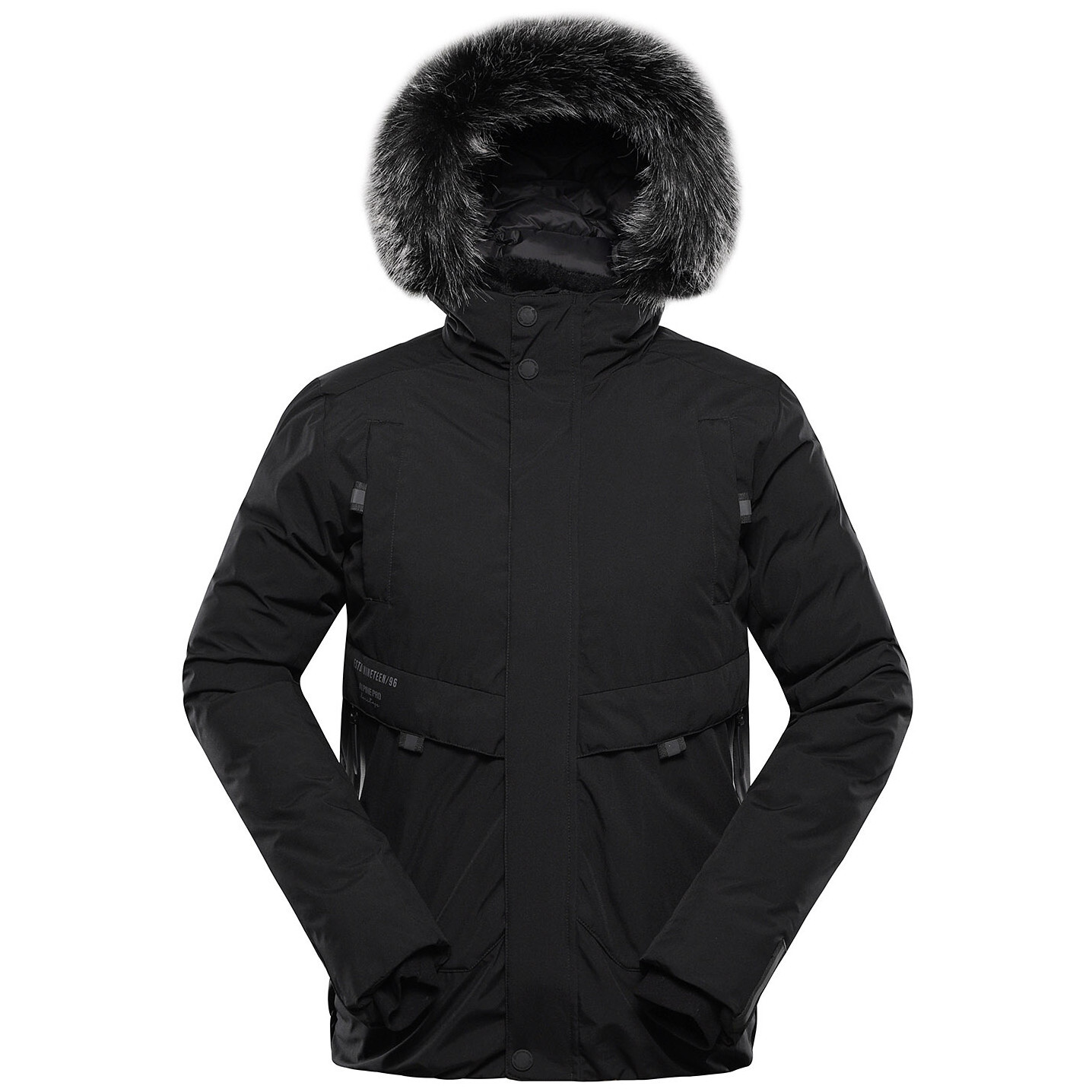 Dětská zimní bunda Alpine Pro Werdo 2 Dětská velikost: 128-134 / Barva: černá