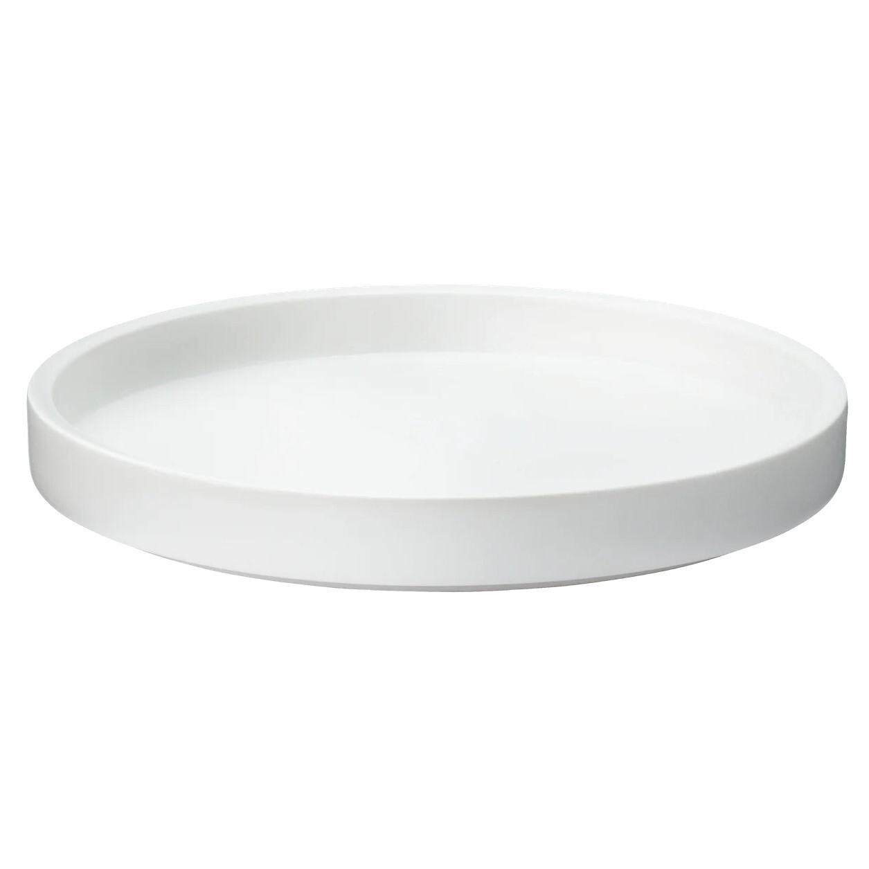 Dekorativní podnos SPICE-IT 24 cm, bílá, kamenina, RIG-TIG