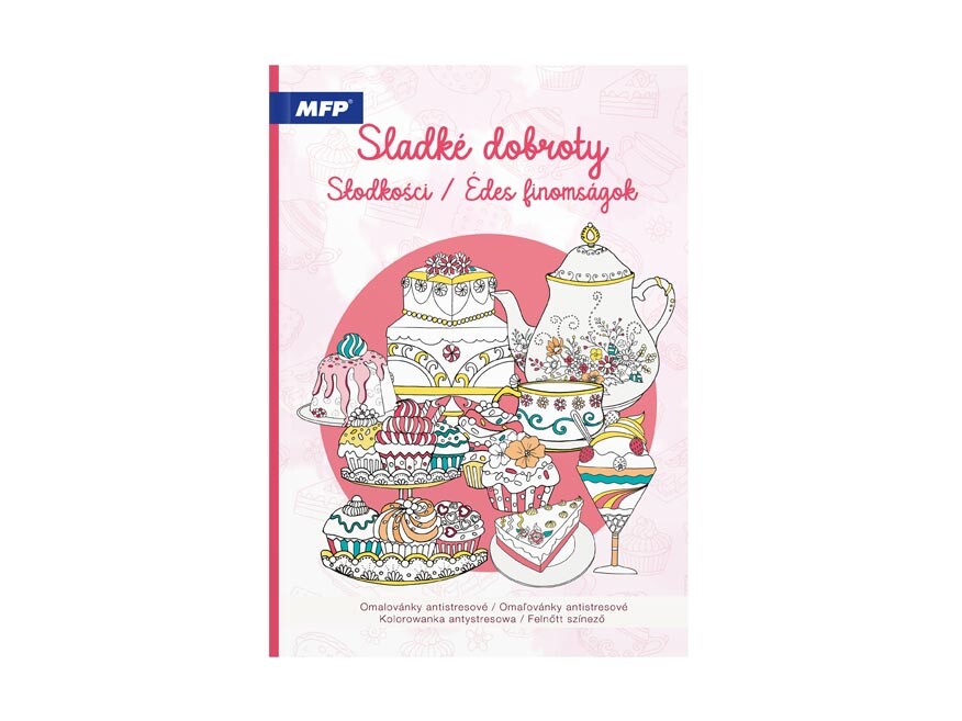 MFP 5301243 Omalovánky antistresové Sladké dobroty 210x290mm/32s