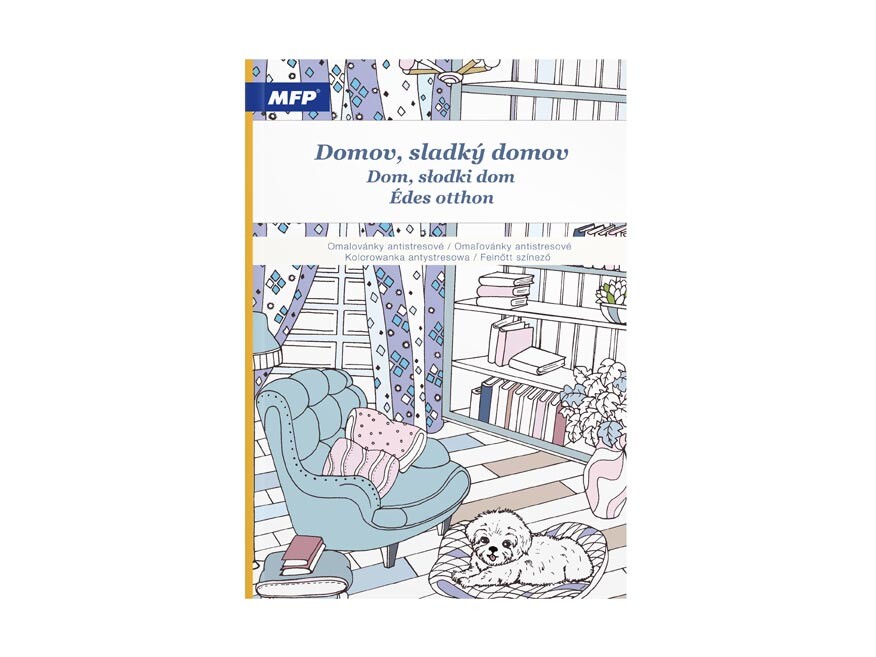 MFP 5301249 Omalovánky antistresové Domov sladký domov 210x290mm/32s