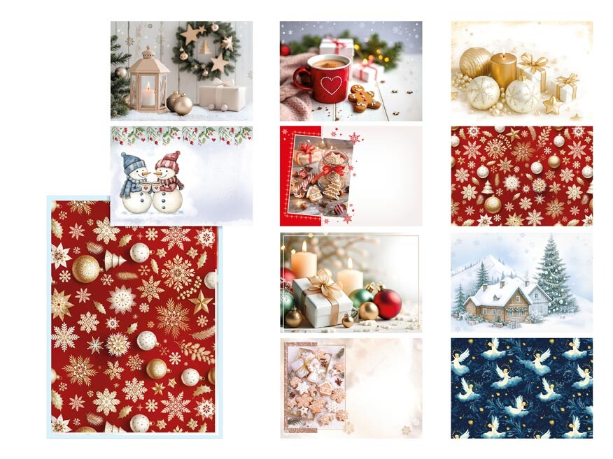 MFP 5550380 Dopisní obálka C5 170g/m2 vánoční (mix)