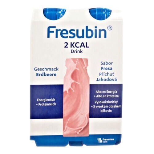 Fresubin 2 kcal Drink por.sol. Jahoda 4×200 ml