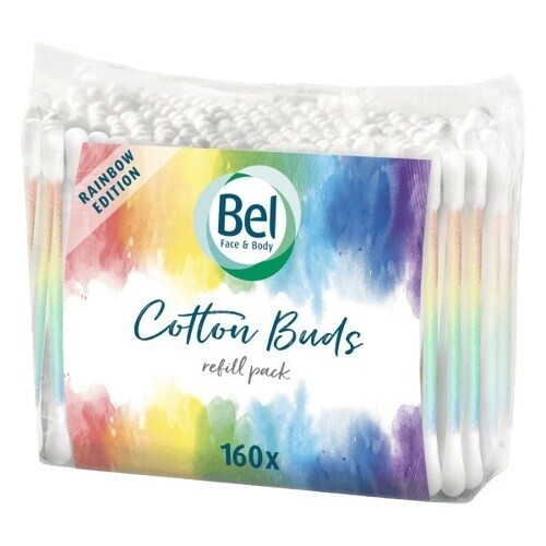 Bel Face & Body RAINBOW EDITION vatové tyčinky ze 100% bavlny 160ks