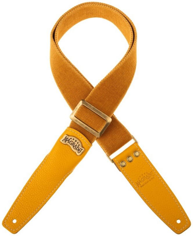 Magrabò Stripe SS Cotton Washed Ocra 5 cm, Corn