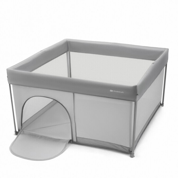 KINDERKRAFT Ohrádka pro děti skládací Ziki Light Grey