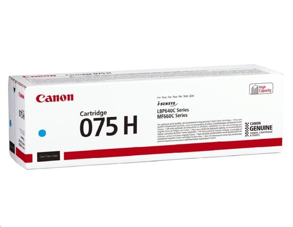 Canon TONER 075 H Y žlutá pro i-SENSYS LBP646Cdw, LBP647Cdw, MF664Cdw, MF667Cdw (2500 str.)