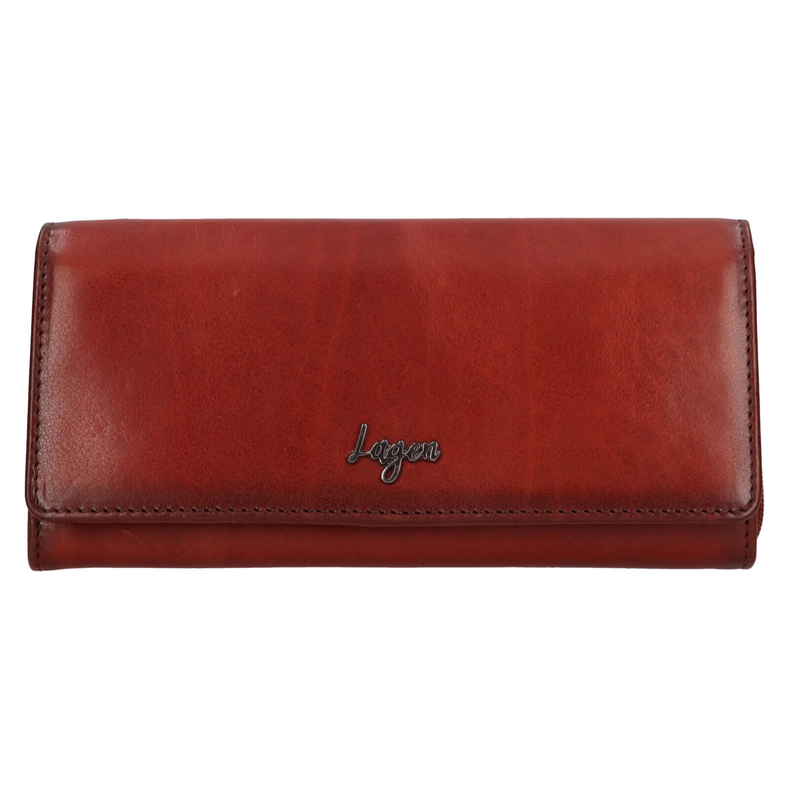 Dámská kožená peněženka Lagen Grete - koňak