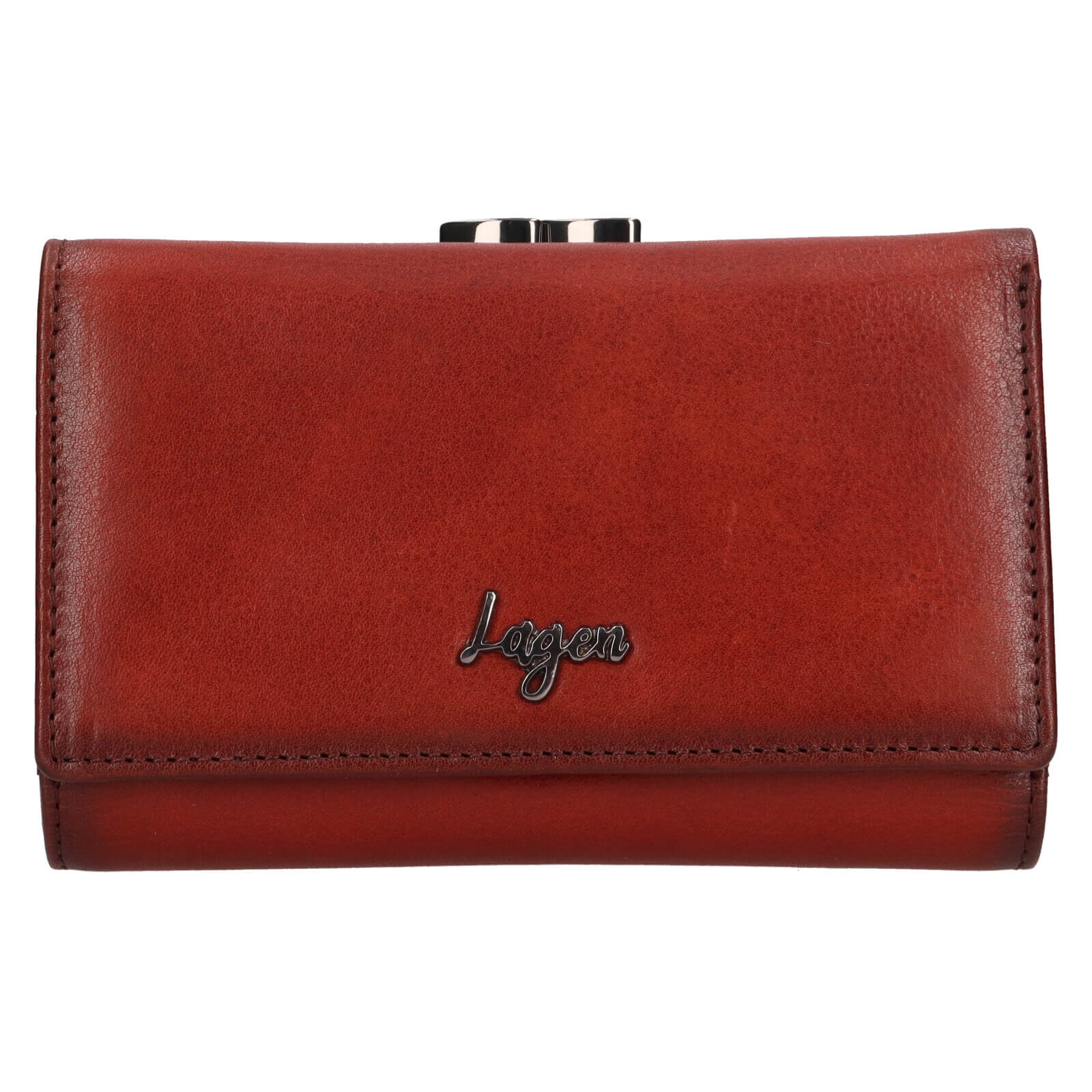 Dámská kožená peněženka Lagen Tove - koňak