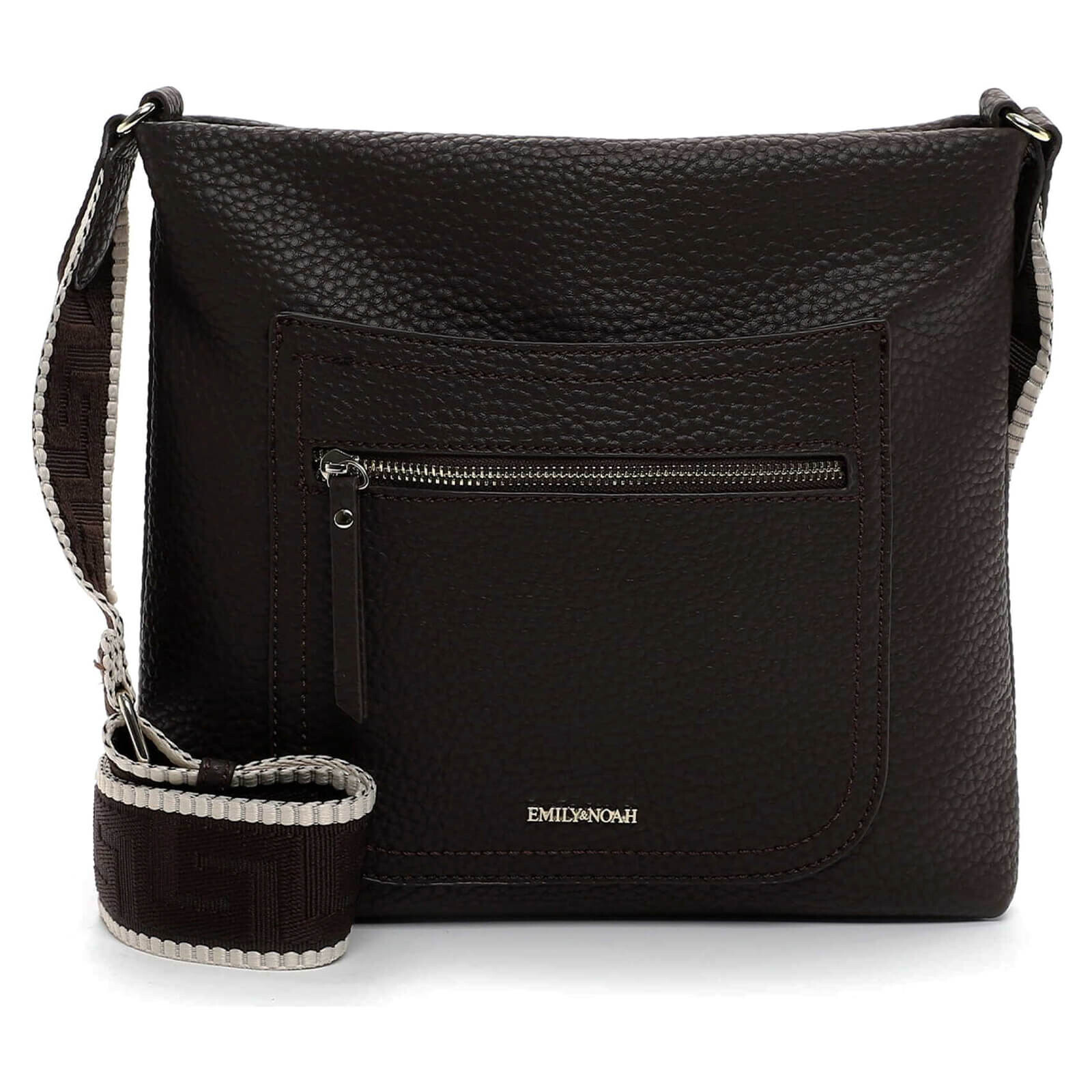 Dámská crossbody kabelka Emily & Noah Gael - hnědá