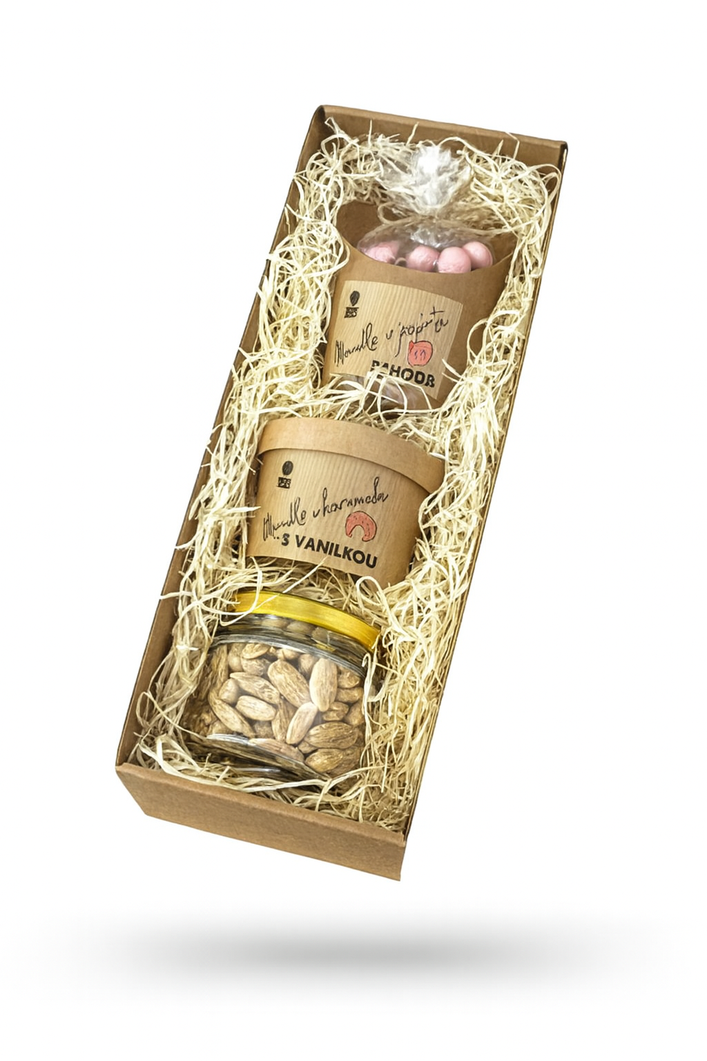 Mandlové trio v dárkovém balení