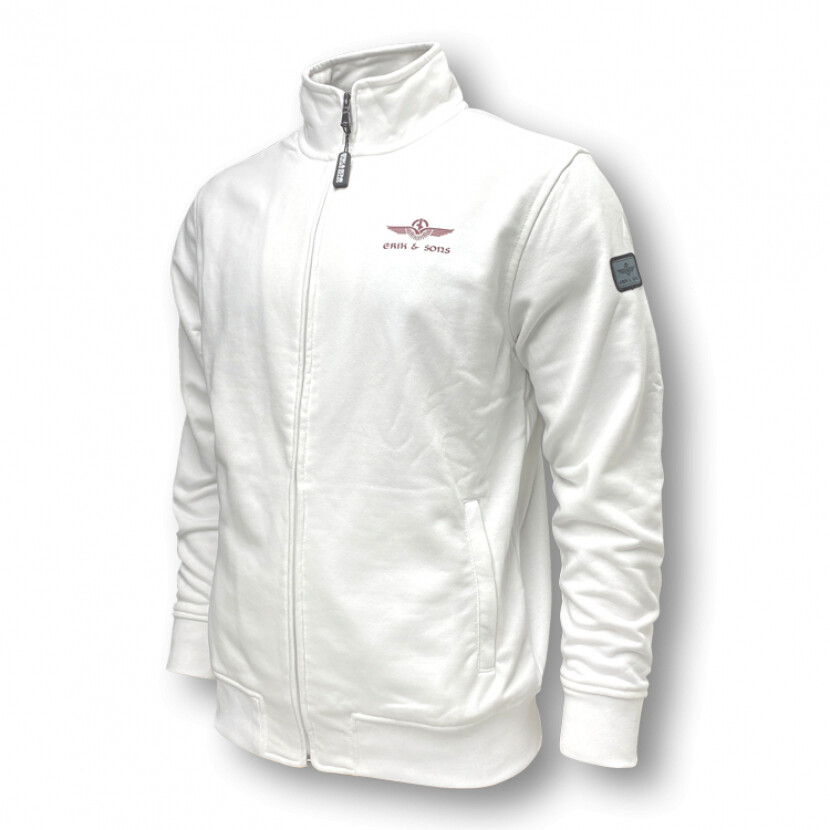 Mikina Erik and Sons Naeroy - bílá, 4XL