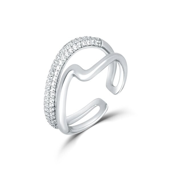 Prsten se syntetickými kameny 126-258-1826 50