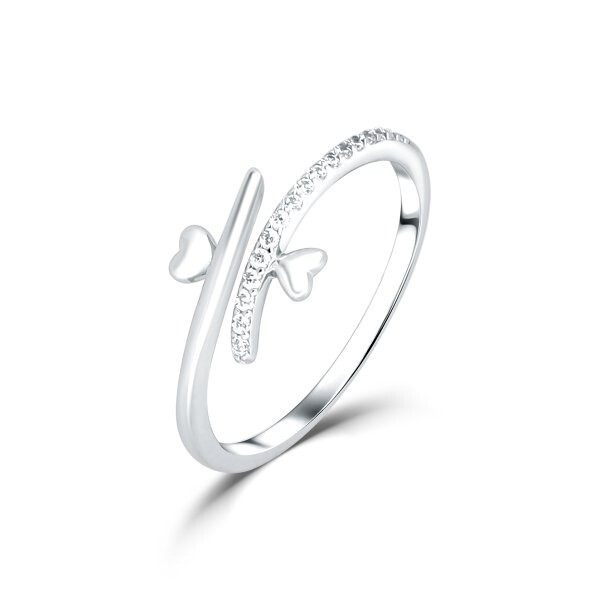 Prsten se syntetickými kameny 126-258-1713 48