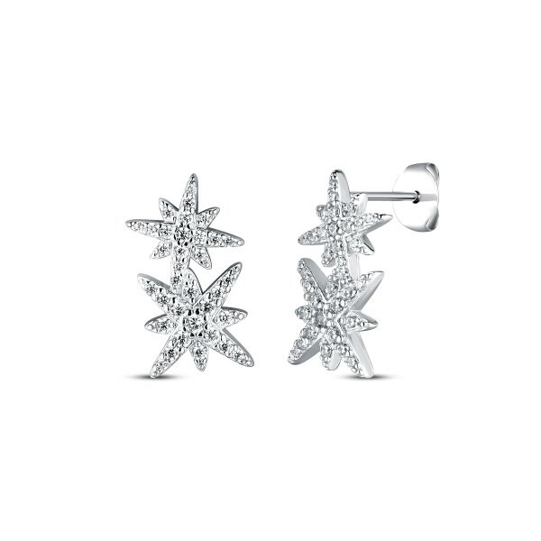 Náušnice se syntetickými kameny 136-258-000607-0000