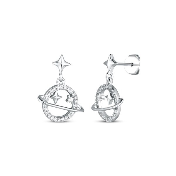 Náušnice se syntetickými kameny 136-258-000782-0000