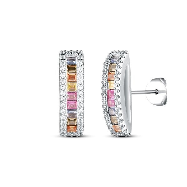 Náušnice se syntetickými kameny 136-258-000676-0000