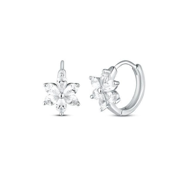 Náušnice se syntetickými kameny 136-258-001164-0000