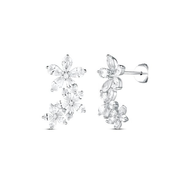 Náušnice se syntetickými kameny 136-258-000883-0000