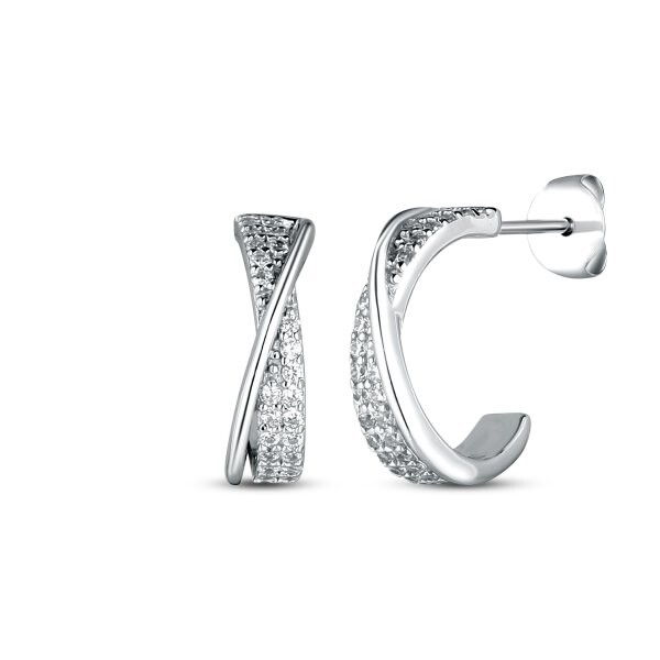 Náušnice se syntetickými kameny 136-258-001148-0000