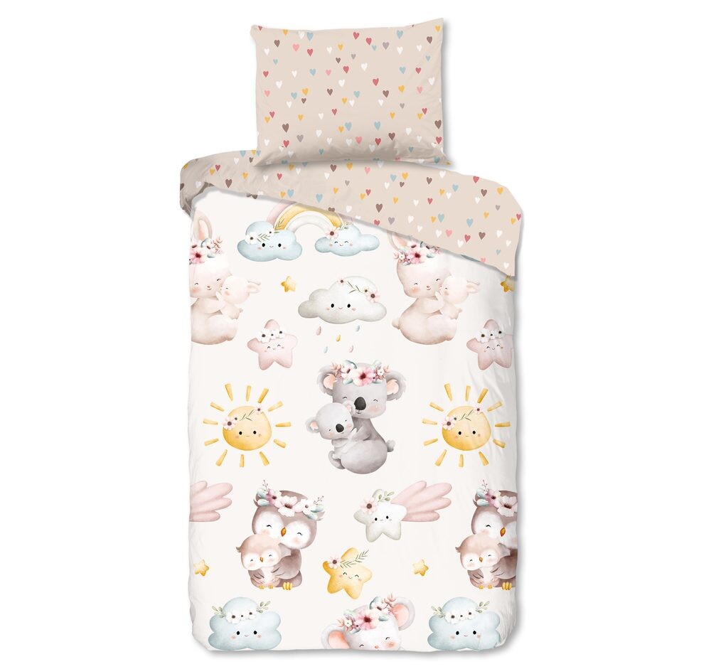 Good Morning Povlečení Good Morning 100% bavlna Hugs 140x200/70x90 cm