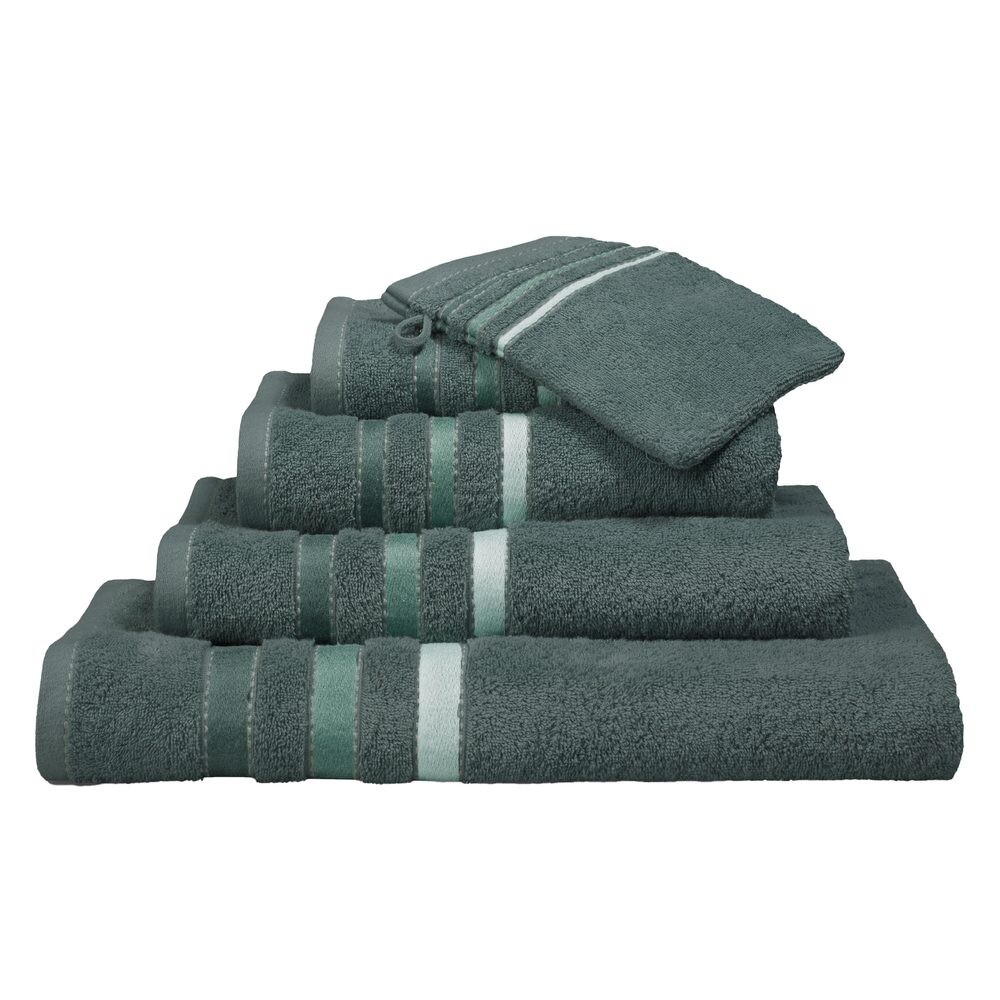 Vandyck Ručník Prestige Lines Forest green - 60x110 cm