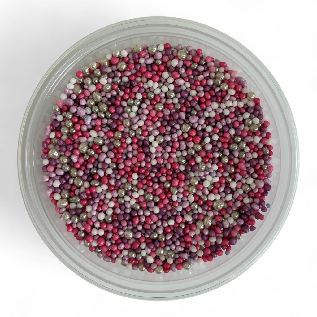 Hospodyňkám.cz Cukrový máček Růžový mix 40g