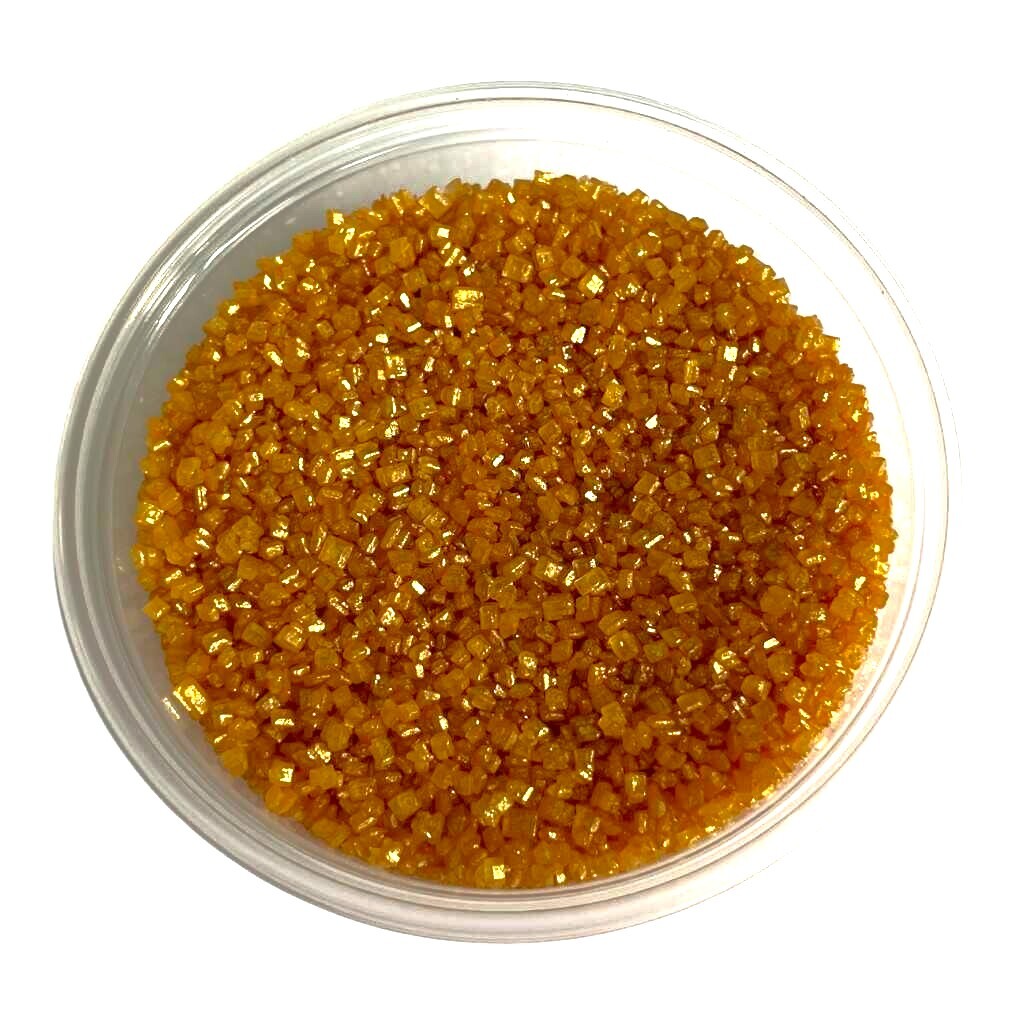 Hospodyňkám.cz Cukrové krystalky zlaté 40g