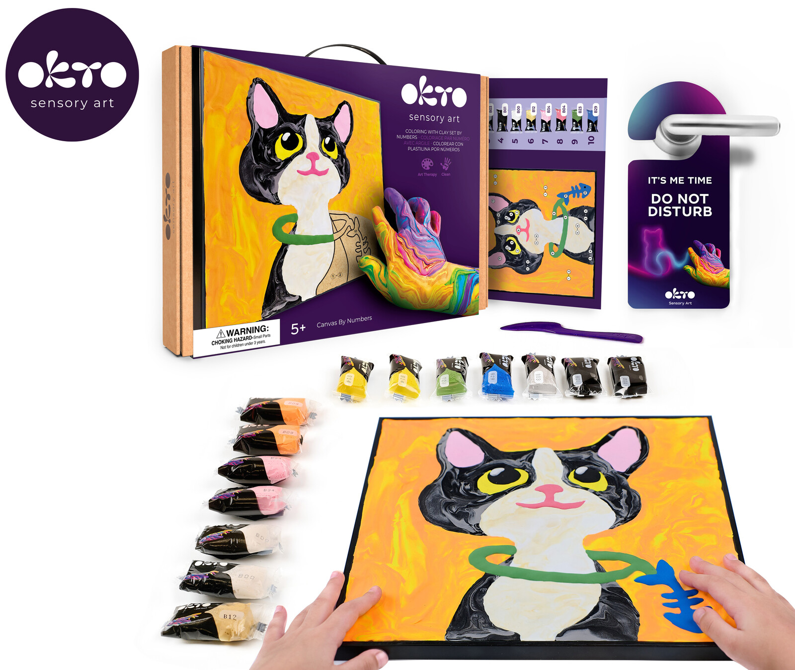 OKTO Malování hmotou podle čísel 