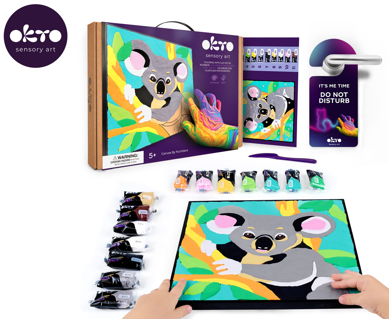 OKTO Malování hmotou podle čísel 