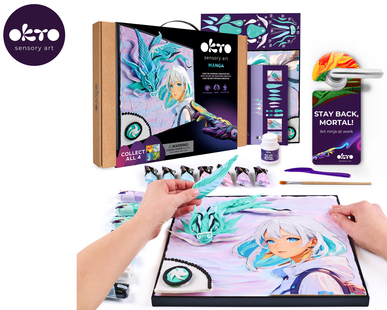 OKTO Manga motiv živlů 