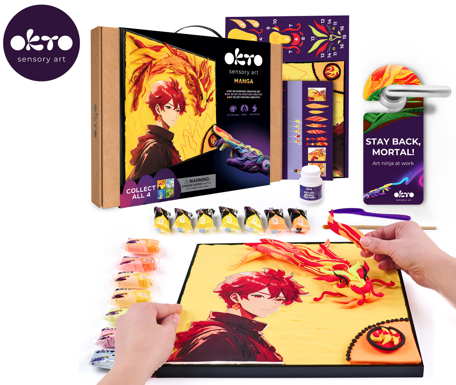 OKTO Manga motiv živlů 