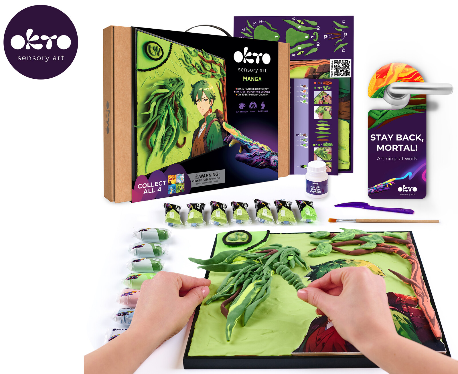 OKTO Manga motiv živlů 