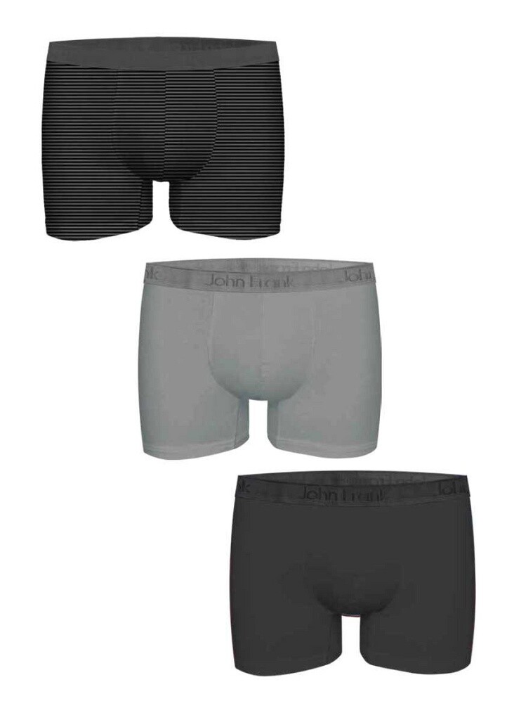 Pánské boxerky John Frank JF3BMODNA103