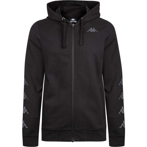 Kappa GEGOJAS Pánská mikina, černá, velikost