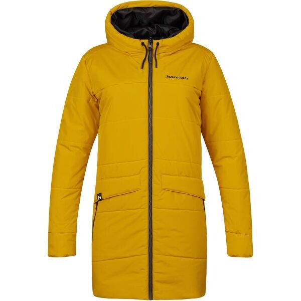 Hannah ADELYN Dámský zimní kabát, žlutá, velikost