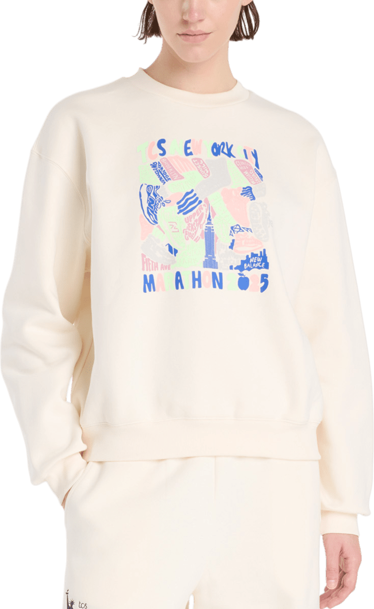 Mikina New Balance NYC Marathon Fleece Crew