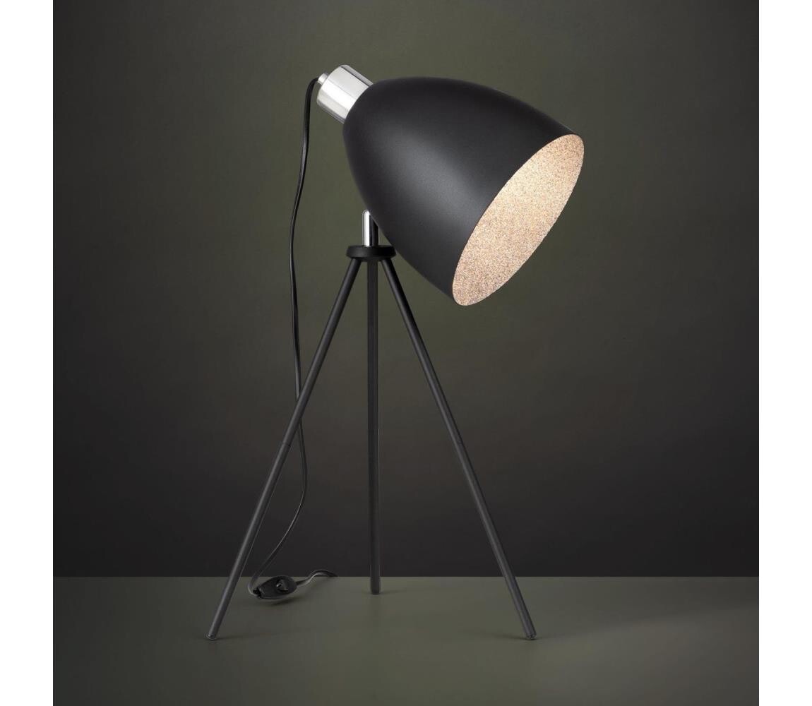 Eglo Eglo 79378 - Stolní lampa MAREPERLA 1xE27/60W/230V černá