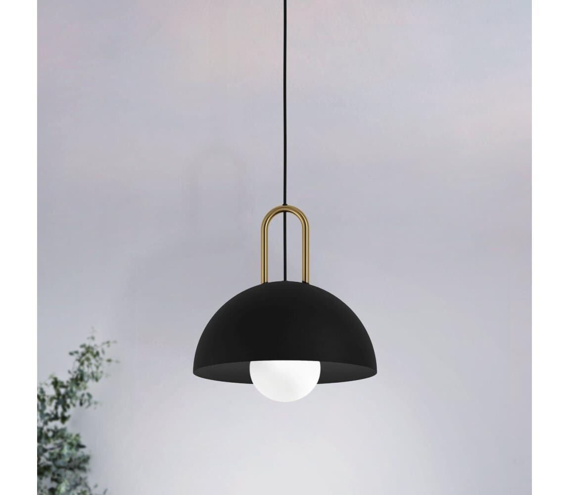 Eglo Eglo 56459 - Lustr na lanku CALMANERA 1xE27/40W/230V černá