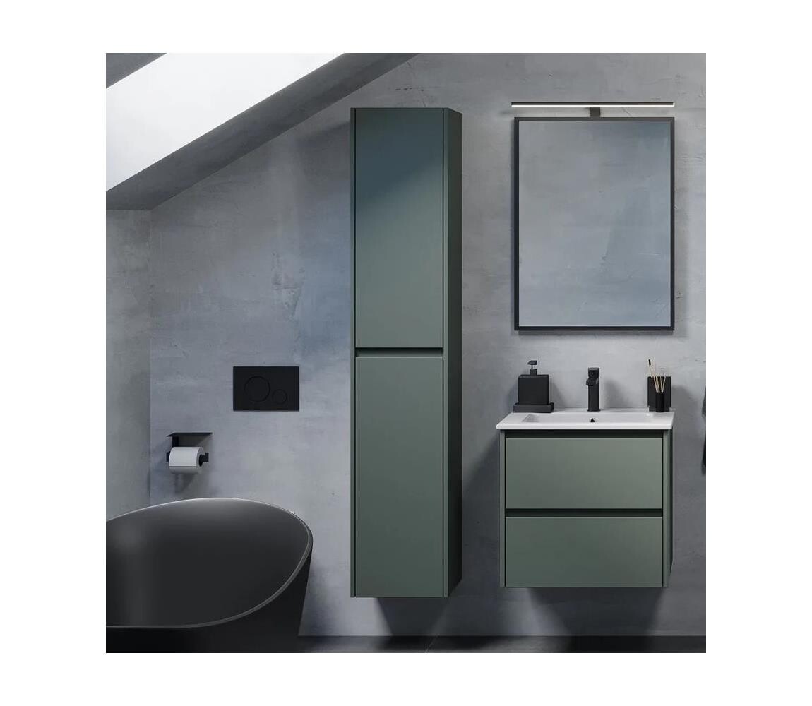 BATH DELUXE Koupelnová skříňka LYKE 174 cm zelená