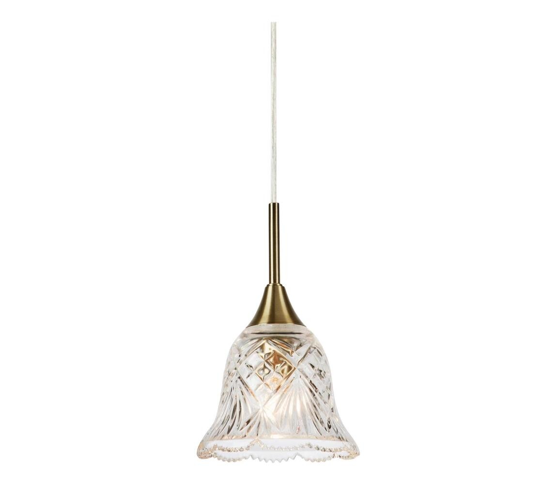 Markslöjd Markslöjd 109011 - Lustr na lanku LUNA 1xE14/40W/230V mosaz