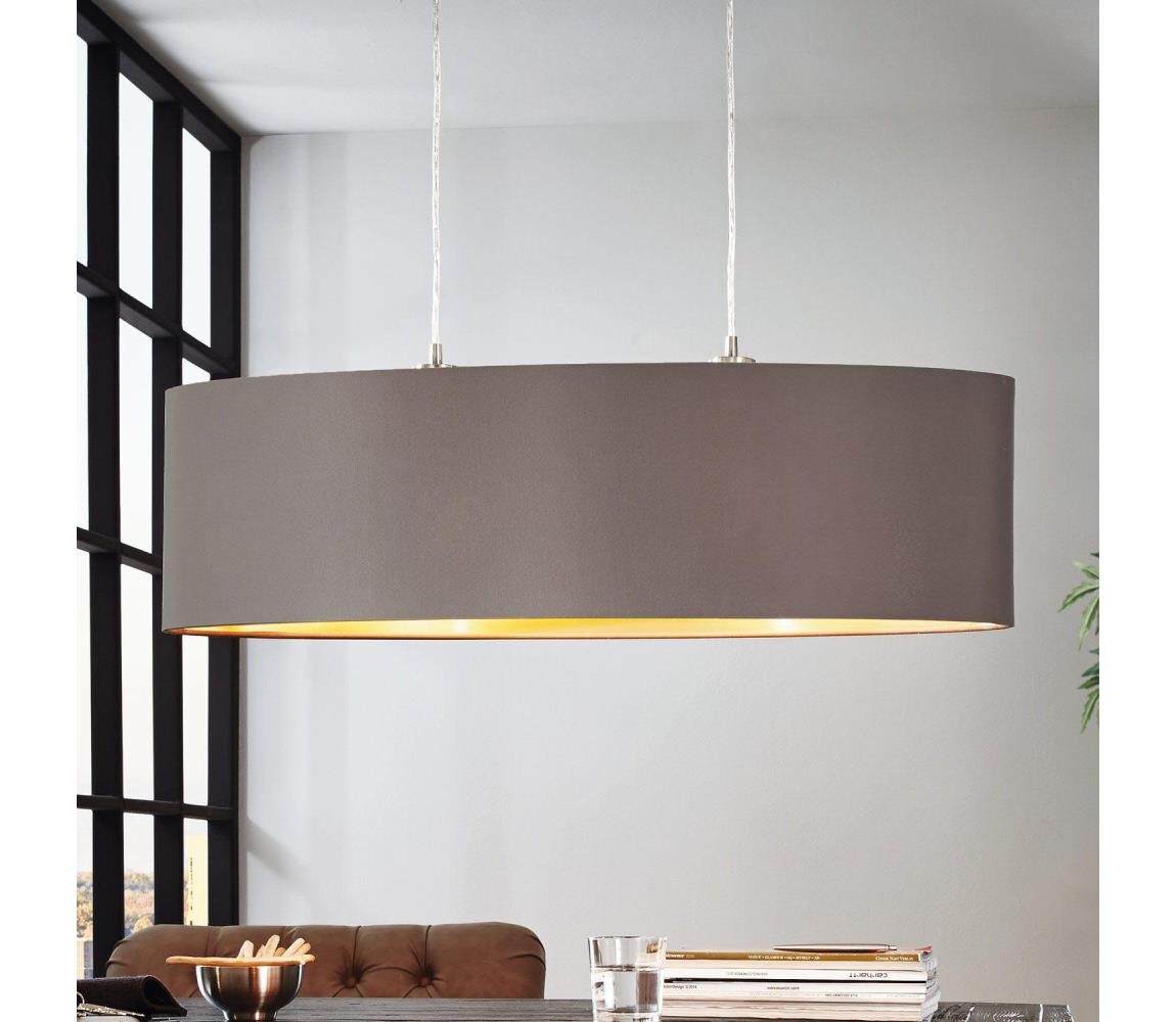 Eglo Eglo 31614 - Lustr na lanku MASERLO 2xE27/60W/230V