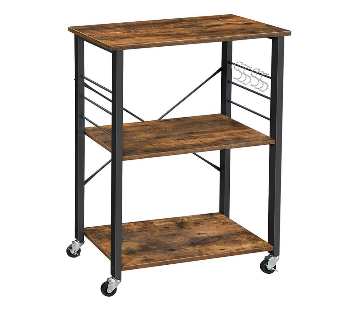 Servírovací stolek MARGE hnědá