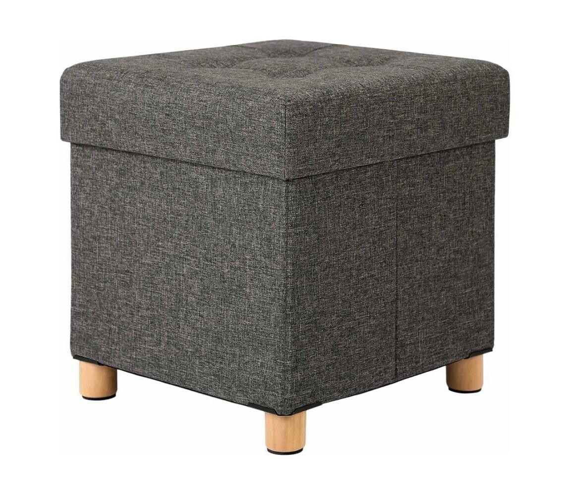 Taburet SULTAN 38x40 cm tmavě šedá