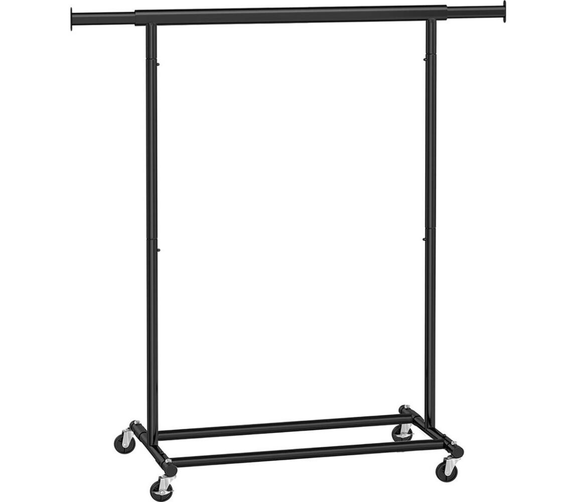 Mobilní stojanový věšák LINEA černá