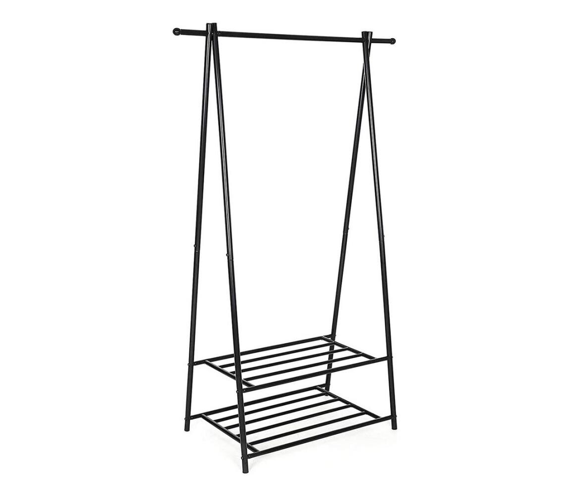 Stojanový věšák LINEA černá