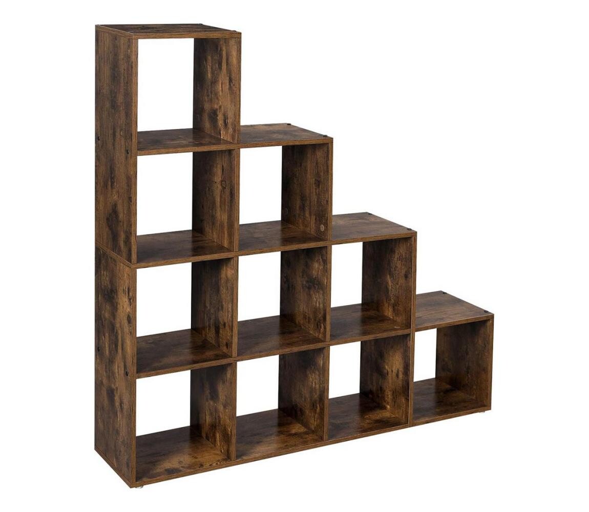 Knihovna DOVARO hnědá