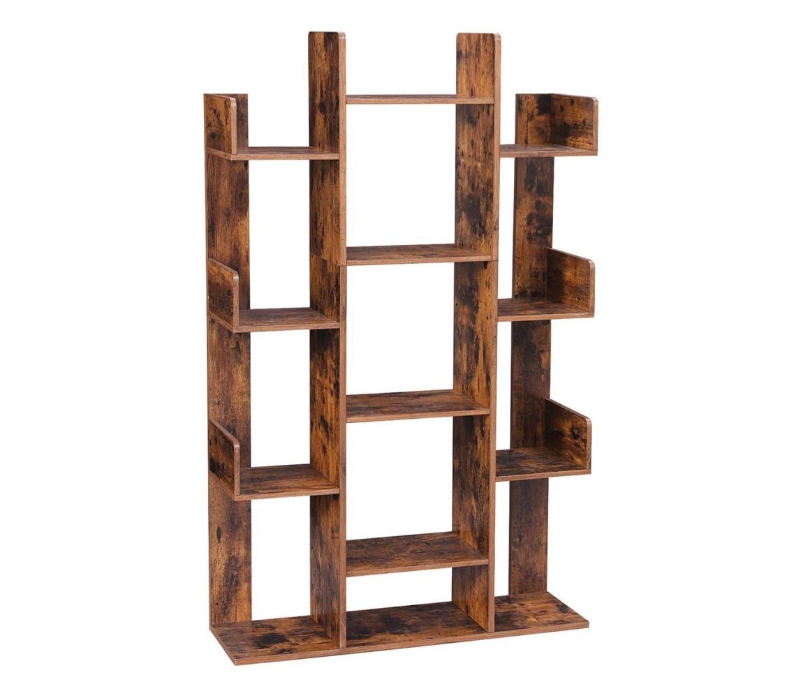 Knihovna NAVARO hnědá