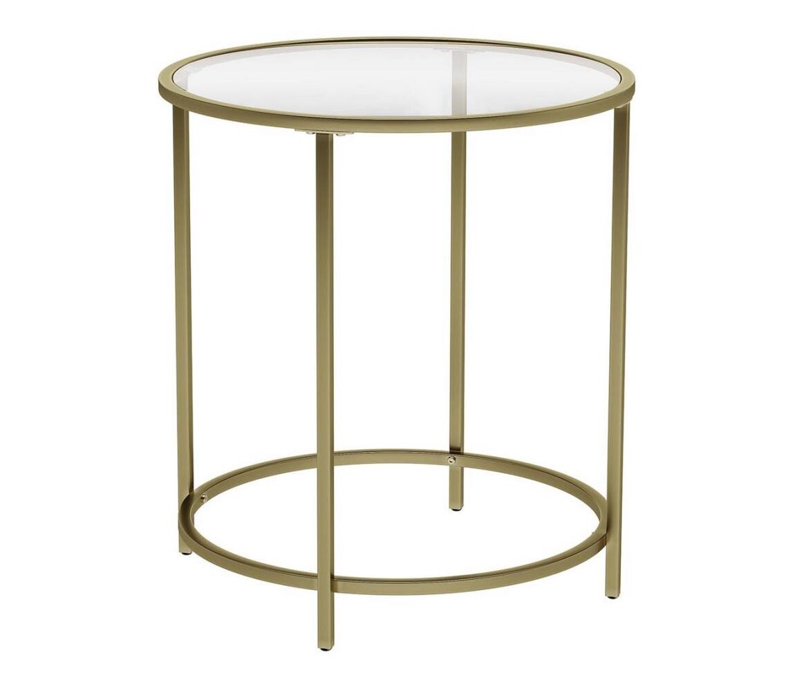 Odkládací stolek LYRA zlatá